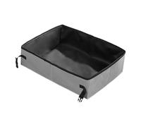 Toilet de voyage pour chats portables - Toilet de rebord de voyage pliable | Toilettes de chat portables | Van spreutique de chat durable | Leck-Tight Compact Box pour voyager avec le camping pour cha