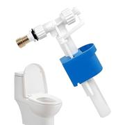 Toilet Fill Valve, Brass Connector Part, Leak Proof Replacing Tool with Nut, Internal Tank Mechanism, Home Dorm Hotel, Modern Bathroom Dormitory Apartment Rental Flush Repair