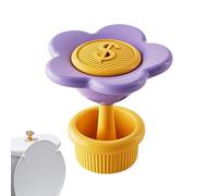 Toilet Flush Button - 1.77x1.77x1.77in Toilet Seat Button | Bathroom Water Tank Switch Buttons | Toilets Buttôn Pushers | Water Tank Flush Buttons Assist with Aromatherapy Tablets Flower Shape Seat