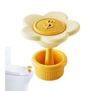 Toilet Flush Button - 1.77x1.77x1.77in Toilet Seat Button | Bathroom Water Tank Switch Buttons | Toilets Buttôn Pushers | Water Tank Flush Buttons Assist with Aromatherapy Tablets Flower Shape Seat