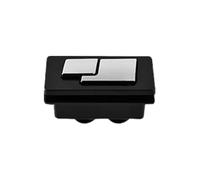 Toilet Flush Button - Stainless Steel Push Control, Top Press Actionneur, Cistern Tank Release Mechanism Replacement Kit, Water Reservoir Switch Assembly Fitting Upgrade Installation Adjustment
