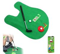 Toilet Golf Set, Mini Golf Putting Game, Fun Bathroom Leisure and Entertainment
