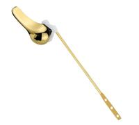 Toilet Handle Flush Lever Replacement Front Mount Tank Flapper Chains Standard Bright Gold