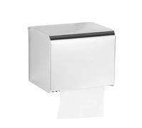 Toilet Paper Box Phone Holder Gold Stainless Steel Roll Rack Waterproof Towel(Silvery-16cm)