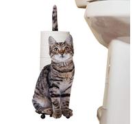 Toilet Paper Holder - Napkin Holder - Kitten-Shaped Toilet Paper Roll Stand, Freestanding Rack For Small Spaces, Space-Saving Vertical Storage Tool For Bathroom, Apartment, Hotel, Dorm