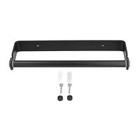 Toilet Paper Holder Wall Mounted | 32cm Horizontal or Vertical Mount | Matte Black Bathroom Tissue Roll Holder for Kitchen/Office/Bath | Rustproof Aluminum Alloy, Easy Install