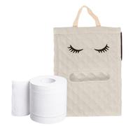 Toilet Paper Roll Cover - 7,87 x 5,51 x 0,59 in Cotton Cute Eyelash Shape Organizer, Bathroom Tissue Holder | Toilet Paper Storage for Vanity Under Sink Shelf Cabinet Corner Bathroom Decoration Access