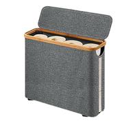 Toilet Paper Roll Storage, Organisateur Papier Toilette pour Salle de Bain, Panier Étanche pour Étagère Mur Lavabo Table Maison Buanderie Coin