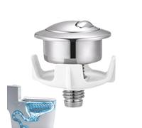 Toilet Push Button, High Performance Flusher, 1.89x2.13in Flush Option, Easy Installation Design, Authentic Replacement Part for Apartment Plumbing, Residential Repair, Homeowner, Renter
