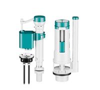 Toilet Repair Kit - Tank Fix Set, 7.8 Inches Internal Mechanism with Water Control Use, Restoration System, Replacement Components, Maintenance Pack for Leak Repair Function Recovery Bathroom Plumbing