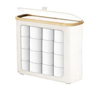 Toilet Roll Holder, Large Container Bathroom Accessories for Home, Toilet Paper Container Bathroom Organizer, Organization Restroom Corner Shelf Floor Cabinet