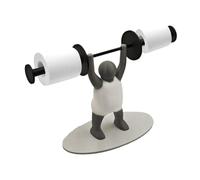 Toilet Roll Holder - PP, 9.45x6.3x3.54in Paper Towel Holder Weightlifting Statue | Funny Decorative Tissue Stand, Versatile Toilet Paper Dispenser for Kitchen, Bathroom, Dining Table, Workplace