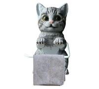 Toilet Roll Holder | Wall Mount Cat Design | Multi-Room Compatibility, Resin Material Cats Paper Holders for Bathroom Bedroom Office Apartment Dorm Hotel Farmhouse Restaurant Lovers Family