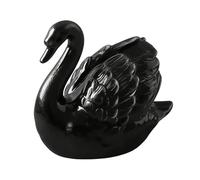 Toilet Screw Cover Caps - Décorative Modern Ceramic Swan | Cute Elegant Aesthetic Modern For Home Decor Washroom | Toilet Bowl Caps Home Decor Restroom Bathtub Apartment Office Countertop Windowsill