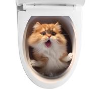 Toilet Seat Cover Decals - Animal Decals Toilet Seat Cover Stickers - Wall Arts Room Ornament Stickers For Nursery, Bathroom, Kitchen, Living Room, Bedroom