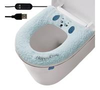 Toilet Seat Heater - Soft USB Powered Smart Pad, Adjustable Timer Heated Cover, Energy Efficient Heating Universal Fit Feature for Apartment RV Restaurant, Plumbing Fixtures, Cold Weather Comfort