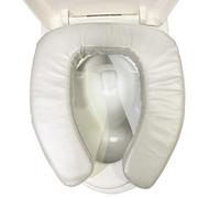 Toilet Seat Riser - 15.75 Inches Bathroom Support Aid | Portable Commode Booster - Long-Tail Elderly Assistance Seat PVC Leather Sponge Material Lightweight Non Slip Waterproof Design For Seniors