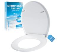 Toilet Seat with Cushioning Mechanism, Quick Release and Soft Close Function, Upgradeplast, Anti-Bacterial, Up to 250 kg, Toilet Seat 0vale