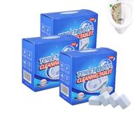 Toilet Stain Remover Heavy Duty, Toilet Bowl Cleaner Tablets,Foam Toilet-Cleaner, Strong Toilets Cleaning for Stains, Deodorizes, Descales,Help Prevent Limescale Buildup (3 PCS)