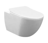 Toilet suspendu Creavit - 35,3x51cm - Douchette en inox - sans bride - blanc FE322-00CB00E-0005