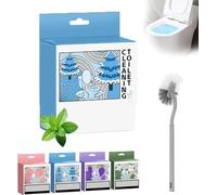 Toilet Tank Cleaner,Automatic Toilet Bowl Cleaner,Long-Lasting Fresh Scented Toilets Tank Cleaners,Bathroom Cleaners Makes Bowls Look New with a Light,Odor Removal Stain Removal (Ocean)