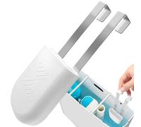 Toilet Tank Holder - Toilet Cleaning Tablet Holder, Toilett Bowl Tablets Storage, Rack Secure Drop In Cleaner Pods Container Bathroom Accessory Home Apartment | Compact Space Saving Sh