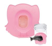 Toilet Training for Cats - Cat Toilet Trainer Kit | Kitten Potty Supplies for Pet Parents Animal Lovers | Cat Toilets Training Tools Home Apartment Bathroom RV Restroom Office Shelters