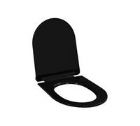 vidaXL Abattant WC – Fermeture en douceur, libération rapide – Noir