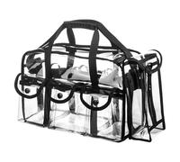 Toiletries Bag - Clear Toiletry Bag | Clear Toiletry Bags, Waterproof Transparent Tote with Handle | Stadium Bagss | Airport Security Liquids Travel Cosmetic Bags for Family, Student, Traveller, Women