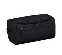 Toiletry Bag for Men, Dangling Cosmetic Bag, Portable Travel Pouch, 9,84 x 5,12 x 5,12 x 5,12 pouces, organisateur de toilette, imperméable, compact, pour voyage ou utilisation à domicile, Noir ,