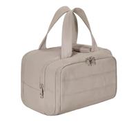 Toiletry Bag, Large Capacity Travel Cosmetic Bag for Women, Multi-Functional Waterproof Toiletry Organizer(Khaki)