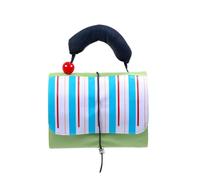 Toiletry Bag, Large Capacity Travel Toiletry Makeup Bag, Foldable Roll-Up Cosmetic Organizer, Polyester Waterproof Pouch for Men, Women, Girls, and Bathroom Use, 23x17x7cm
