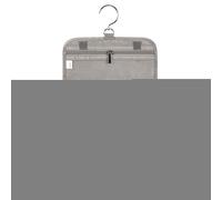 Toiletry Bag, Portable Waterproof Travel Organizer, Hotel Trip Toiletry, Hangable Cosmetic Pouch for Daily Use, Dorm Stays, Morning Routine, Or Home Vanity, 15.16x9.06 inches, Gray