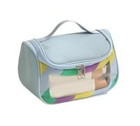 Toiletry Bags, Cosmetic Bag, 8.66x5.51x6.3 inches, Transparent Convenient Portable Compact, Travel Make Up Organizer, Perfect for Organizing and Pack Small Items When Traveling