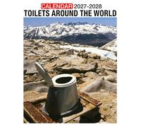 Toilets Around The World Calendar 2027 - 2028: Bring Joy and Stay Organized with 24-Month Planner US Holidays - Perfect for Christmas Gift