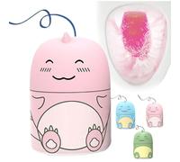 Toilets Cleaner & Toilet Deodorizer Wonder - Magic Toilets Cleaning Bottle, Cute Dinosaur-Shaped Bathroom Toilet Tank Cleaner, with Ocean, Jasmine, and Peach Scent (Pink)