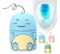 Toilets Cleaner & Toilet Deodorizer Wonder - Magic Toilets Cleaning Bottle, Cute Dinosaur-Shaped Bathroom Toilet Tank Cleaner, with Ocean, Jasmine, and Peach Scent (Blue)