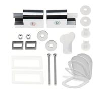 toiletSeat Replacement Hinges - Soft Close High Strength Fittings, Easy Install toiletLid Seat Parts Home Hotel | Rental Property Upgrade, Residential Bathroom Repair, Noise Reduction Hardware