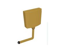 Toiletstortbak met watertoevoer onderin 3/6 L currygeel148010