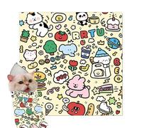 Toilettage Cat Fabric Wrap - couverture de retenue réglable avec doux | Solution pour animaux de compagnie Solution de coupe des ongles Visites de voyage pour le bain Activités de nettoyage