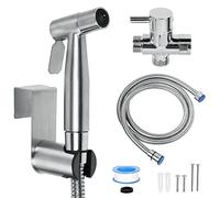 Toilette Bidet Spray,Haute qualité acier inoxydable douchette Bidet Pulvérisateur tête de douche pour douche Kit, parfait pour Hygiène personnelle, Soins de nettoyage