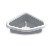 Toilette chat CATHY coin gris Zolux