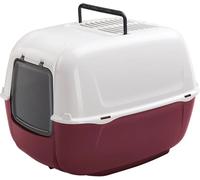 Maison De Toilette - Bac A Litiere Pour Chat Prima - Plastique - Filtre A Charbon A Actif Anti Odeur - Ferplast