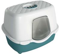 Toilette chat SMART INDOOR recouverte d'un filtre vert Zolux