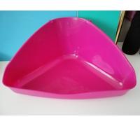Toilette D'angle Trixie Pour Rongeurs Longueur 45 Cm Largeur 21 Cm (Ex : Furet Et Lapins)