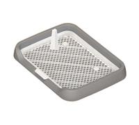 Toilette d'intérieur pour Chiens 47 x 36 x 5,5 cm | Plateau Plat pour Pots de Fleurs avec grilles en | Fournitures pour Animaux de Compagnie faciles à Nettoyer | Pot pour Chiens Moyens et