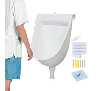 Toilette Murale - Séparateur d'Urine avec Fonction de Chasse d'Eau | Urinoir À Fixation Murale - Pour Extérieur, Maison, Dortoir, Jardin, Camping-car, Appartement, Pour Papa Et Pour Petit Ami