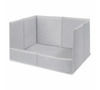 Toilette Pliable pour Chien Bac Hygiénique Plateau Litière Enceinte Muraille Haute Étanche Conception Repliable en Panneaux Cousus pour Rangement, Color to 2, S 56 37 30cm