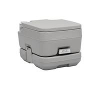 Toilette portable de camping Gris 10+10 L