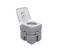 Toilette portable de camping Gris 20+10 L